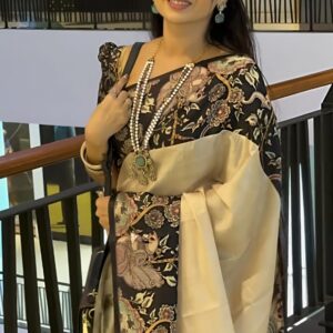 HEAVY HANDLOOM TUSSAR SILK SAREE